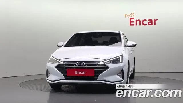HYUNDAI AVANTE 2019 — 160 788 км, белый, Корея — под ключ — фото 3