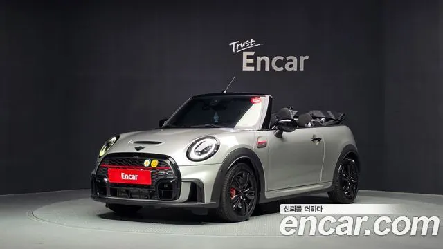MINI COOPER S CONVERTIBLE 2023 — 27 955 км, серебристо-серый, Корея — под ключ — фото 1