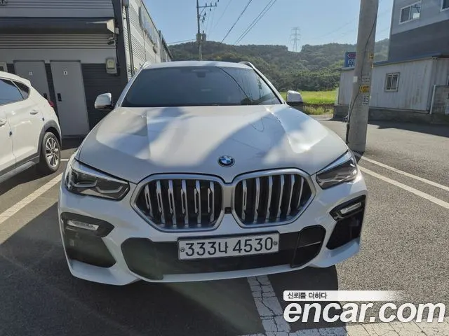 BMW X6 2020 — 134 000 км, белый, Корея — под ключ — фото 3