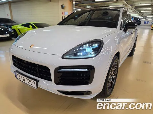 PORSCHE CAYENNE 2022 — 21 000 км, белый, Корея — под ключ — фото 2