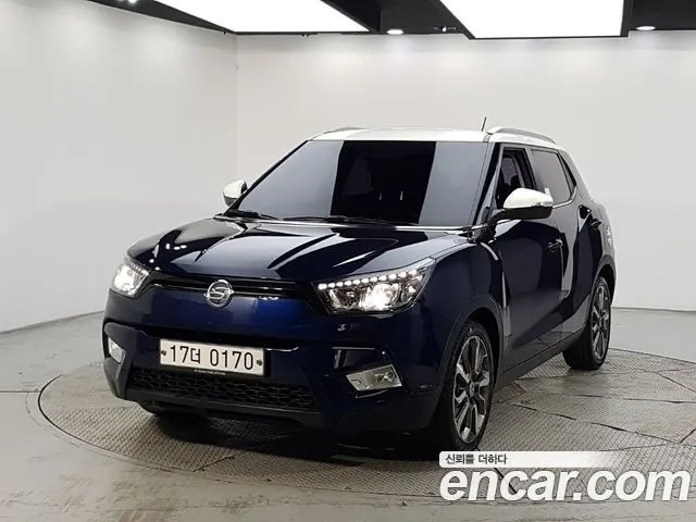 KGM TIVOLI 2016 — 133 000 км, синий, Корея — под ключ — фото 1