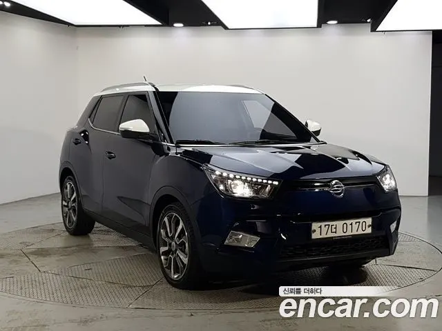 KGM TIVOLI 2016 — 133 000 км, синий, Корея — под ключ — фото 2