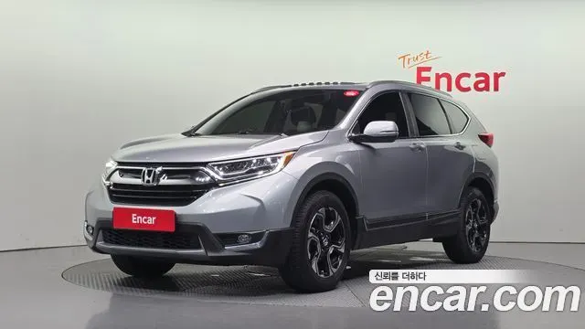 HONDA CR-V 2017 — 114 504 км, серебристо-серый, Корея — под ключ — фото 1