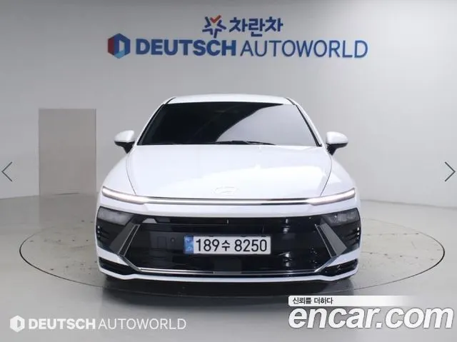 HYUNDAI SONATA HYBRID 2024 — 112 019 км, белый, Корея — под ключ — фото 3