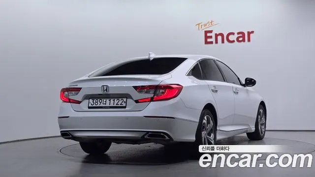 HONDA ACCORD 1 2019 — 112 921 км, белый, Корея — под ключ — фото 2