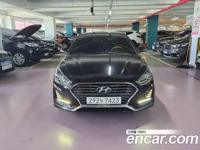 HYUNDAI SONATA 2018 — 225 000 км, чёрный, Корея — под ключ — фото 2