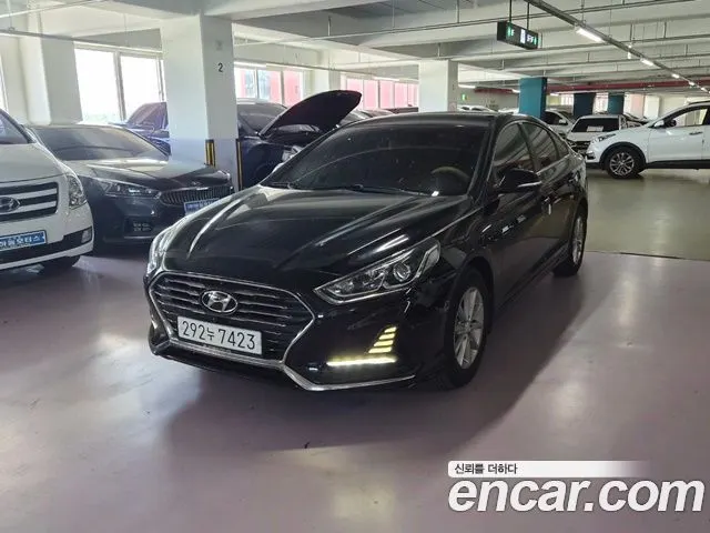 HYUNDAI SONATA 2018 — 225 000 км, чёрный, Корея — под ключ — фото 11