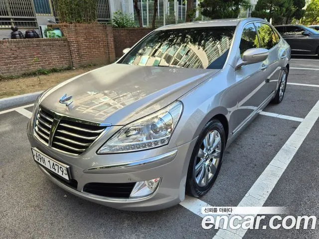 HYUNDAI EQUUS 2012 — 232 438 км, серебристо-серый, Корея — под ключ — фото 11