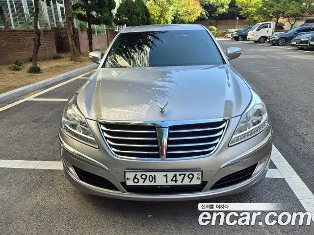 HYUNDAI EQUUS 2012 — 232 438 км, серебристо-серый, Корея — под ключ — фото 3