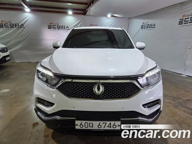 KGM G4 REXTON 2018 — 161 897 км, белый, Корея — под ключ — фото 2