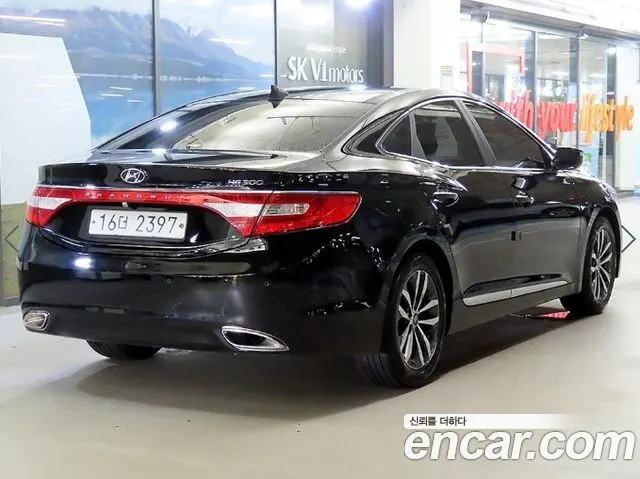 HYUNDAI GRANDEUR 2012 — 77 796 км, чёрный, Корея — под ключ — фото 4