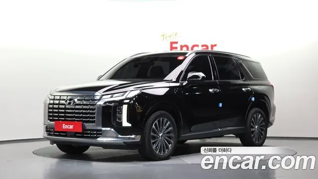 HYUNDAI PALISADE 2023 — 73 028 км, чёрный, Корея — под ключ — фото 12