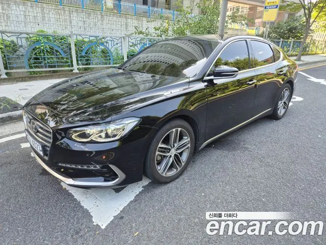 HYUNDAI GRANDEUR 2017 — 152 000 км, чёрный, Корея — под ключ — фото 2