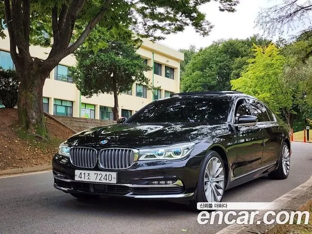 BMW 7 SERIES 2018 — 143 651 км, чёрный, Корея — под ключ — фото 3