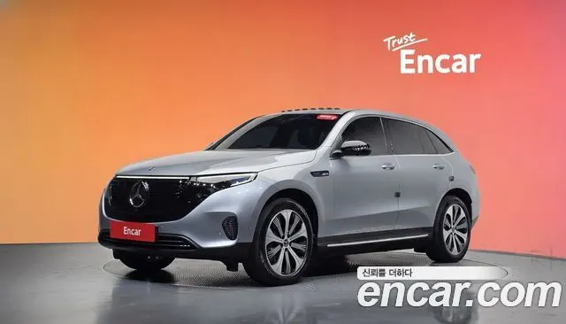 MERCEDES-BENZ EQC N293 2020 — 53 152 км, серебристый, Корея — под ключ — фото 2