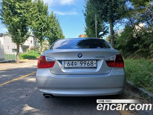 BMW 3 SERIES 2008 — 32 047 км, серебристо-серый, Корея — под ключ — фото 4