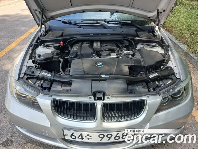 BMW 3 SERIES 2008 — 32 047 км, серебристо-серый, Корея — под ключ — фото 7