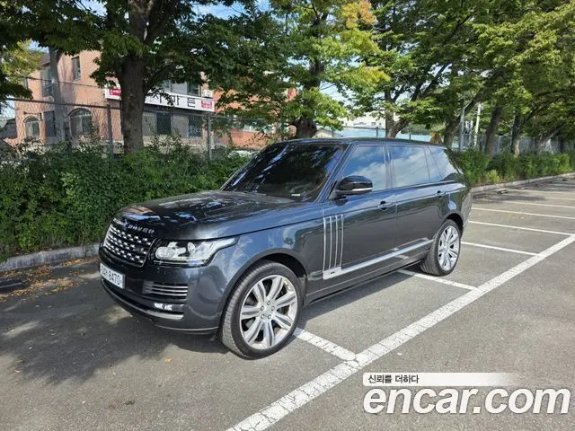 LAND ROVER RANGE ROVER 2017 — 115 757 км, синий, Корея — под ключ — фото 2
