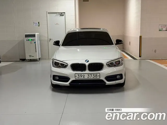 BMW 1 SERIES 2018 — 36 500 км, белый, Корея — под ключ — фото 3