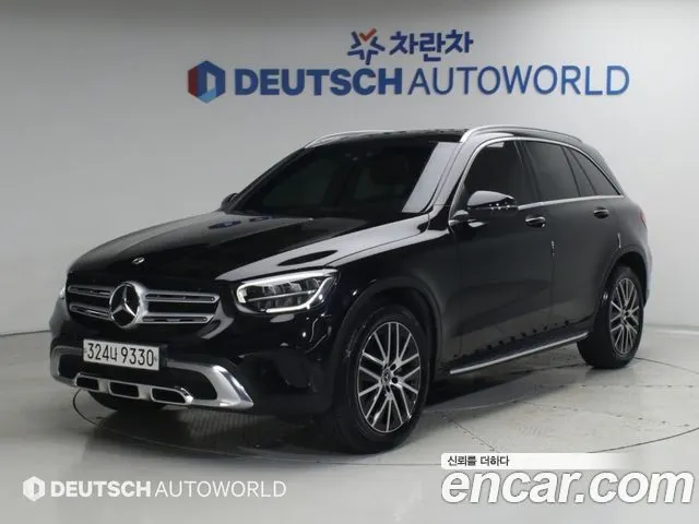 MERCEDES-BENZ GLC-CLASS X253 2020 — 86 085 км, чёрный, Корея — под ключ — фото 1