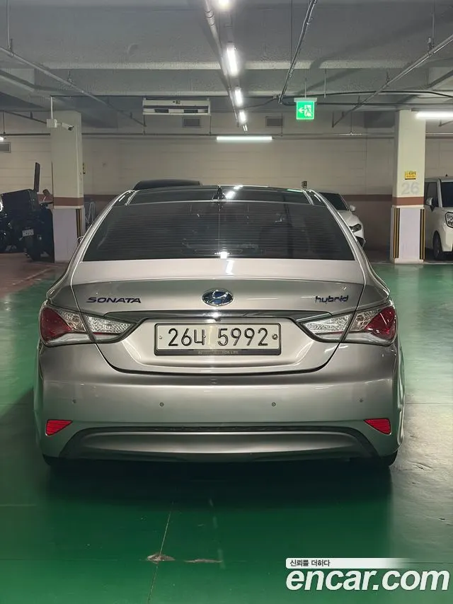HYUNDAI SONATA HYBRID 2012 — 135 121 км, серебристо-серый, Корея — под ключ — фото 4