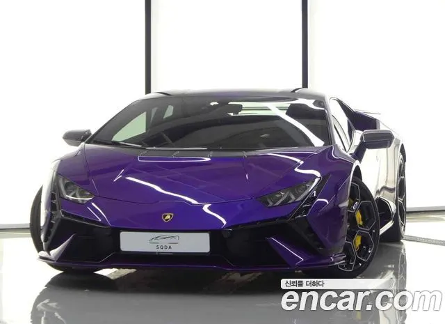 LAMBORGHINI HURACAN 2023 — 8 730 км, фиолетовый, Корея — под ключ — фото 2
