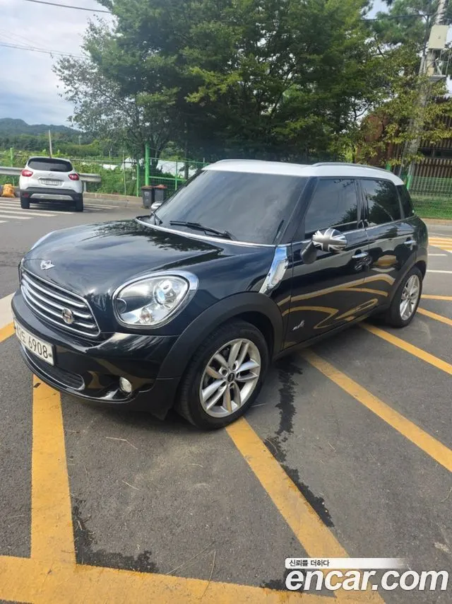 MINI COOPER D COUNTRYMAN 2014 — 129 956 км, чёрный, Корея — под ключ — фото 1