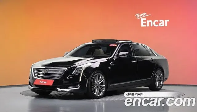 CADILLAC CT6 2016 — 127 622 км, чёрный, Корея — под ключ — фото 2