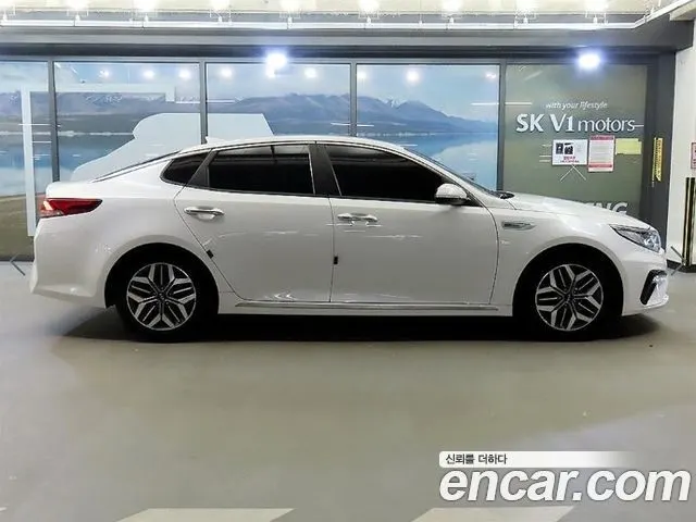 KIA K5 HYBRID 2019 — 151 890 км, белый, Корея — под ключ — фото 3