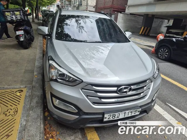 HYUNDAI SANTA FE 2014 — 227 000 км, серебристый, Корея — под ключ — фото 2