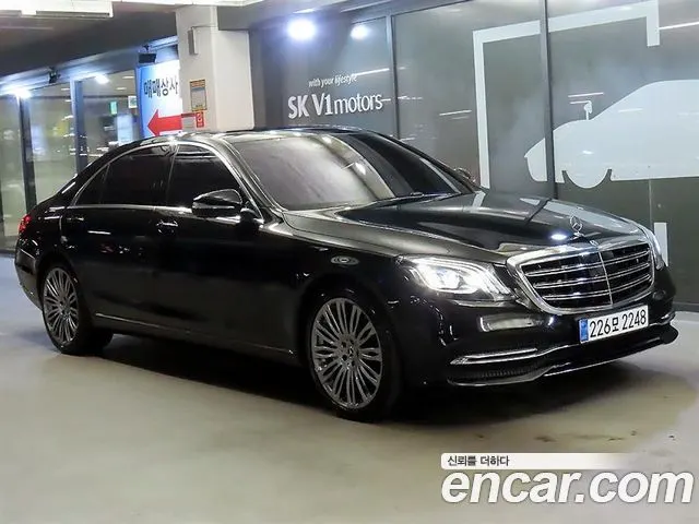 MERCEDES-BENZ S-CLASS W222 2019 — 97 517 км, чёрный, Корея — под ключ — фото 2