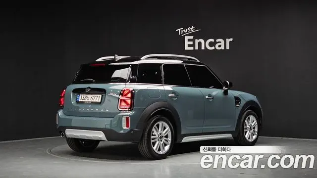 MINI COOPER COUNTRYMAN 2024 — 15 137 км, голубой, Корея — под ключ — фото 2