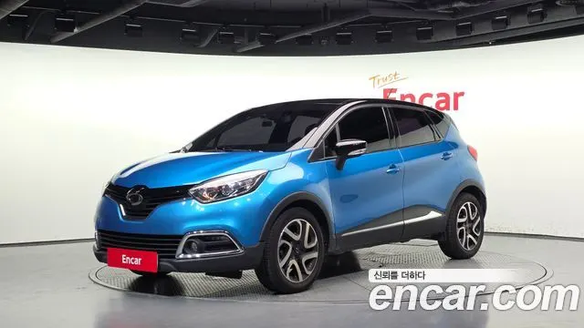 RENAULT KOREA QM3 2017 — 147 335 км, синий, Корея — под ключ — фото 1