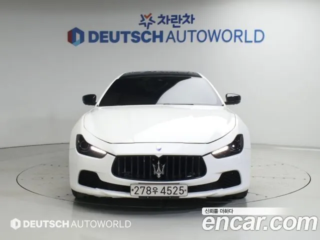 MASERATI GHIBLI 2017 — 109 431 км, белый-перламутр, Корея — под ключ — фото 3
