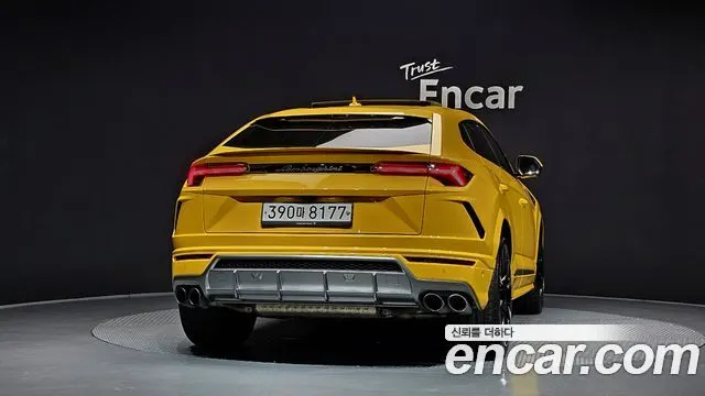 LAMBORGHINI URUS 2020 — 36 287 км, жёлтый, Корея — под ключ — фото 4