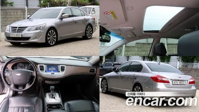HYUNDAI GENESIS 2012 — 272 777 км, серебристо-серый, Корея — под ключ — фото 12