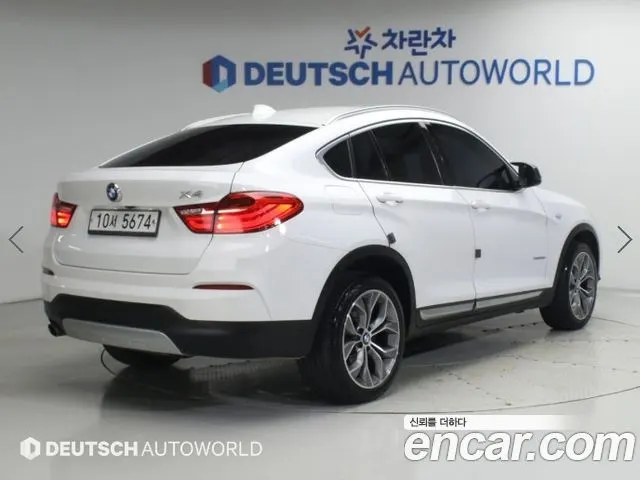 BMW X4 2015 — 163 131 км, белый, Корея — под ключ — фото 2