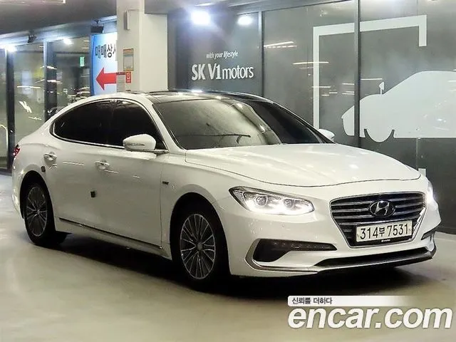 HYUNDAI GRANDEUR HYBRID 2019 — 215 348 км, белый, Корея — под ключ — фото 11