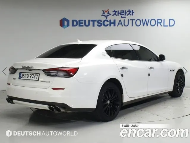 MASERATI QUATTROPORTE 2016 — 76 317 км, белый, Корея — под ключ — фото 2