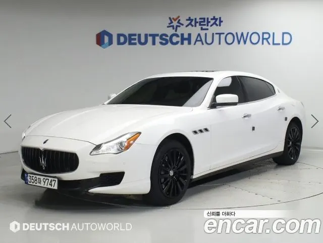 MASERATI QUATTROPORTE 2016 — 76 317 км, белый, Корея — под ключ — фото 12