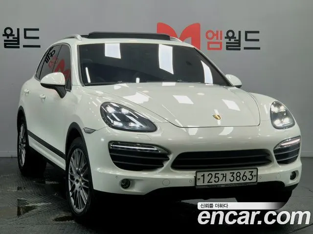 PORSCHE CAYENNE 2012 — 136 030 км, белый-перламутр, Корея — под ключ — фото 12