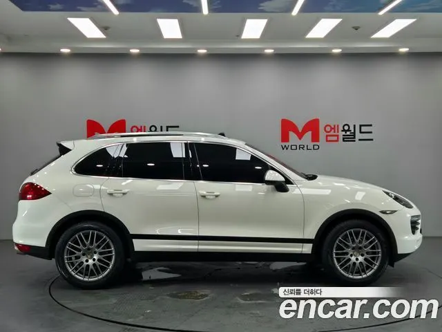 PORSCHE CAYENNE 2012 — 136 030 км, белый-перламутр, Корея — под ключ — фото 3
