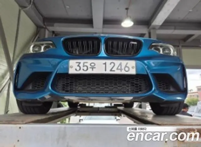 BMW M2 2017 — 125 991 км, синий, Корея — под ключ — фото 1
