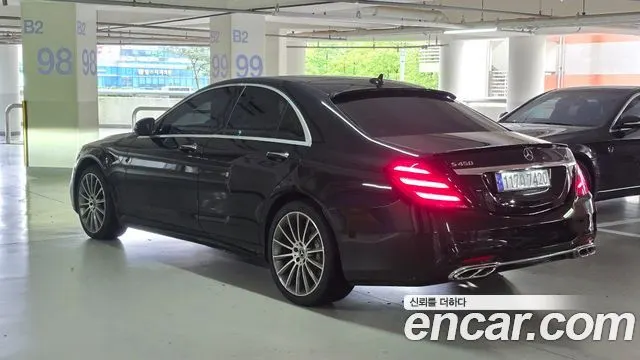 MERCEDES-BENZ S-CLASS W222 2018 — 129 000 км, чёрный, Корея — под ключ — фото 3