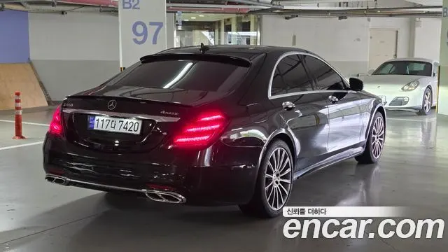 MERCEDES-BENZ S-CLASS W222 2018 — 129 000 км, чёрный, Корея — под ключ — фото 4