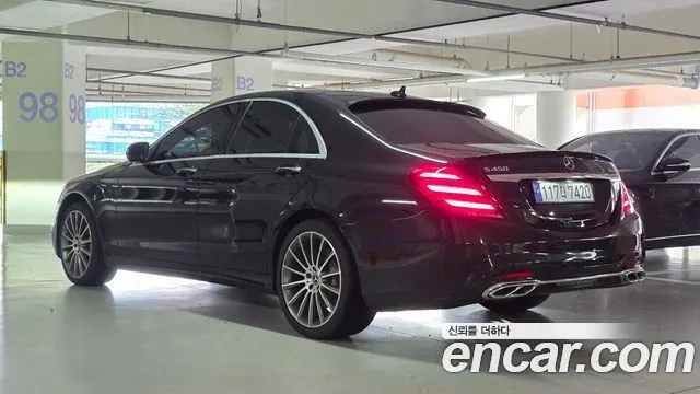MERCEDES-BENZ S-CLASS W222 2018 — 129 000 км, чёрный, Корея — под ключ — фото 6