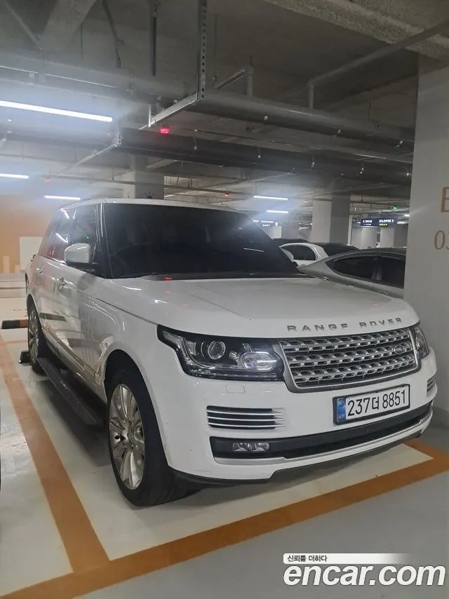 LAND ROVER RANGE ROVER 2016 — 118 000 км, белый, Корея — под ключ — фото 2
