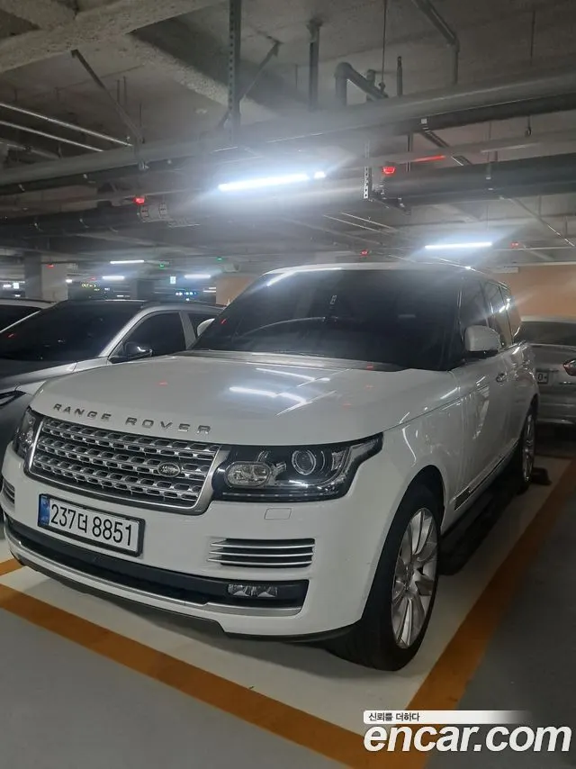 LAND ROVER RANGE ROVER 2016 — 118 000 км, белый, Корея — под ключ — фото 3