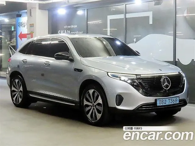 MERCEDES-BENZ EQC N293 2020 — 53 152 км, серебристый, Корея — под ключ — фото 1