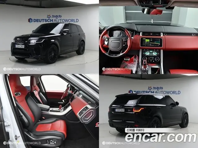 LAND ROVER RANGE ROVER SPORT 2019 — 40 000 км, белый, Корея — под ключ — фото 9